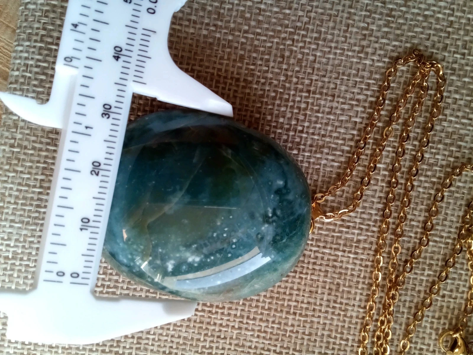 Collier pierre naturelle d'agate indienne – photo 4
